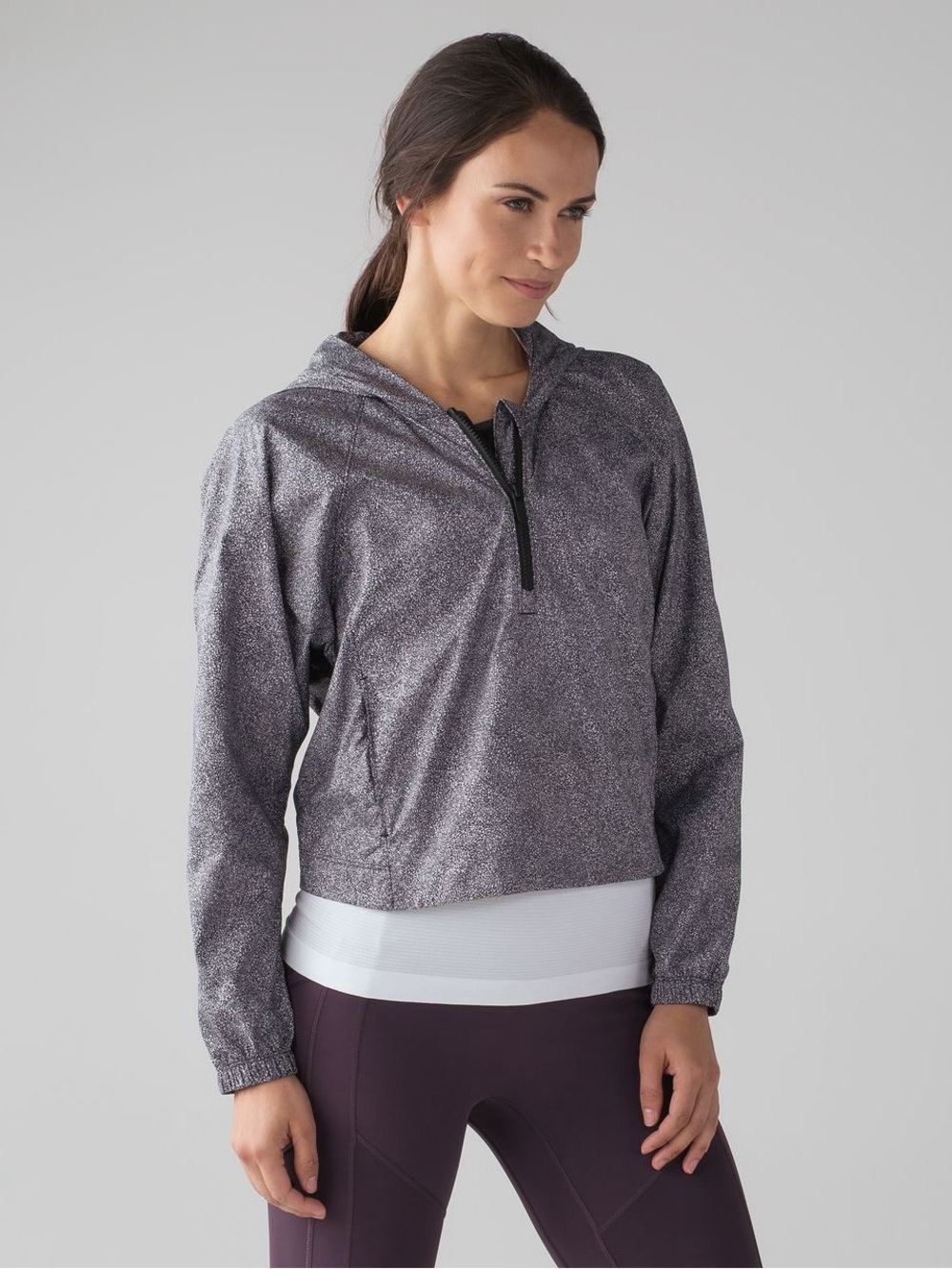 Lululemon Half Zip Cropped Put a Spell on You Jacket
